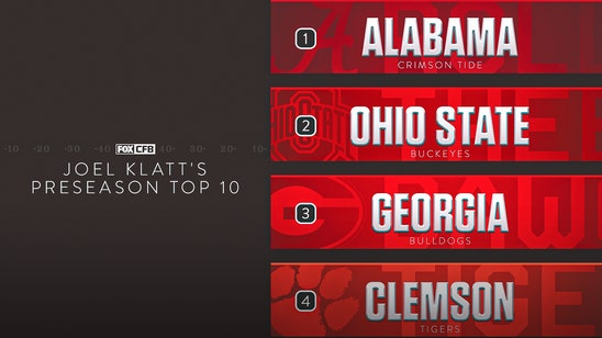 Alabama, Ohio State head Joel Klatt's preseason top 10