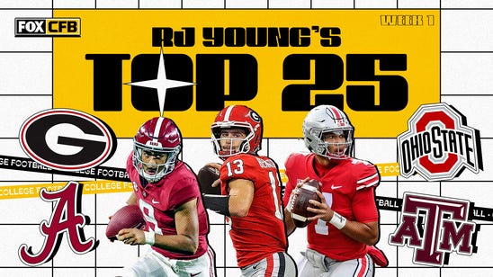 College football rankings: Georgia tops RJ Young's Top 25