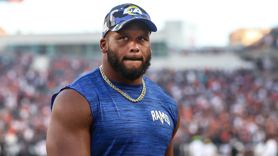 Aaron Donald downplays swinging helmet in Rams-Bengals brawl