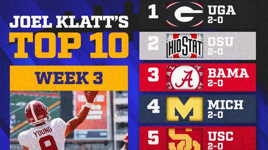 Alabama drops to No. 3, Texas moves into Joel Klatt's top 10 rankings