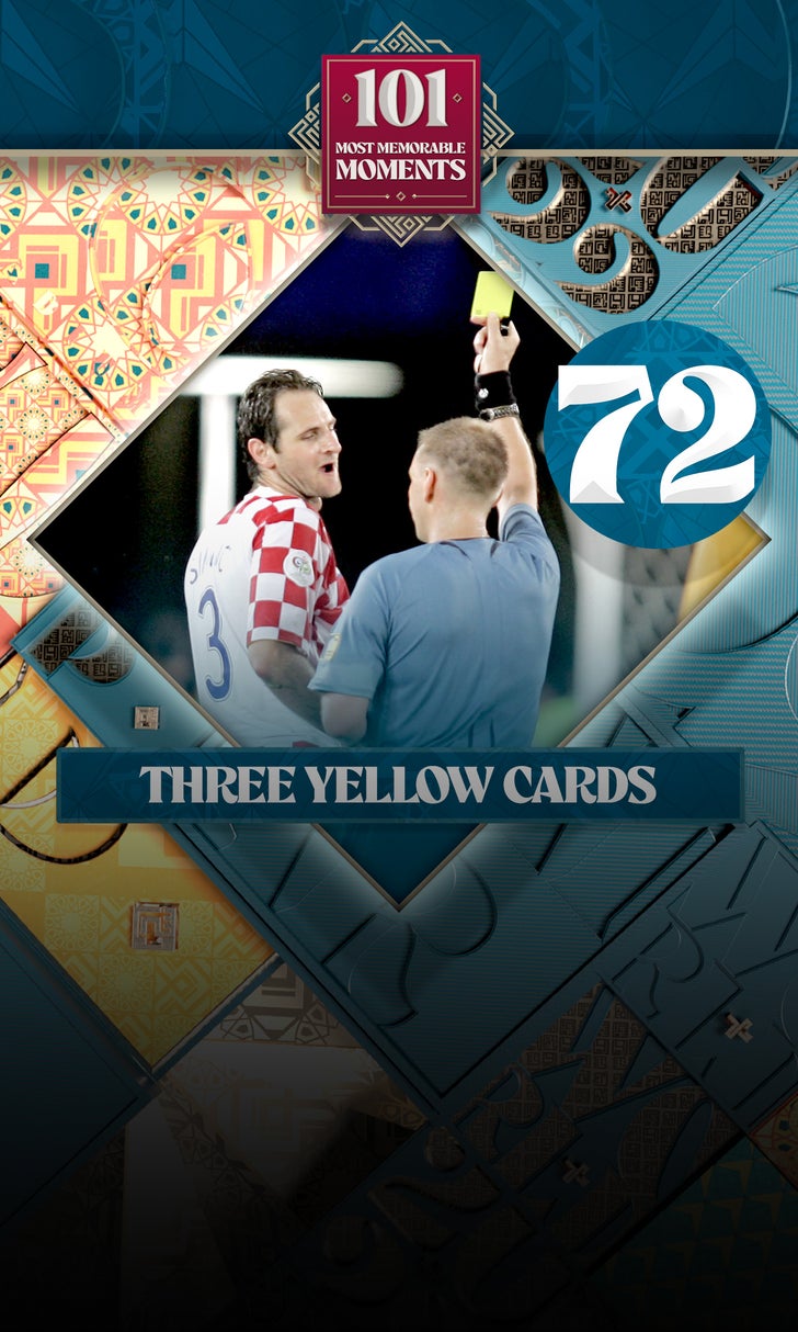 World Cup's 101 Most Memorable Moments: One, two, three yellow cards