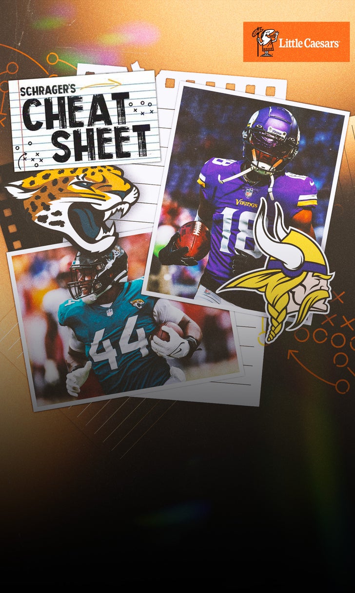 Can Vikings get Justin Jefferson going again? Peter Schrager's Cheat Sheet