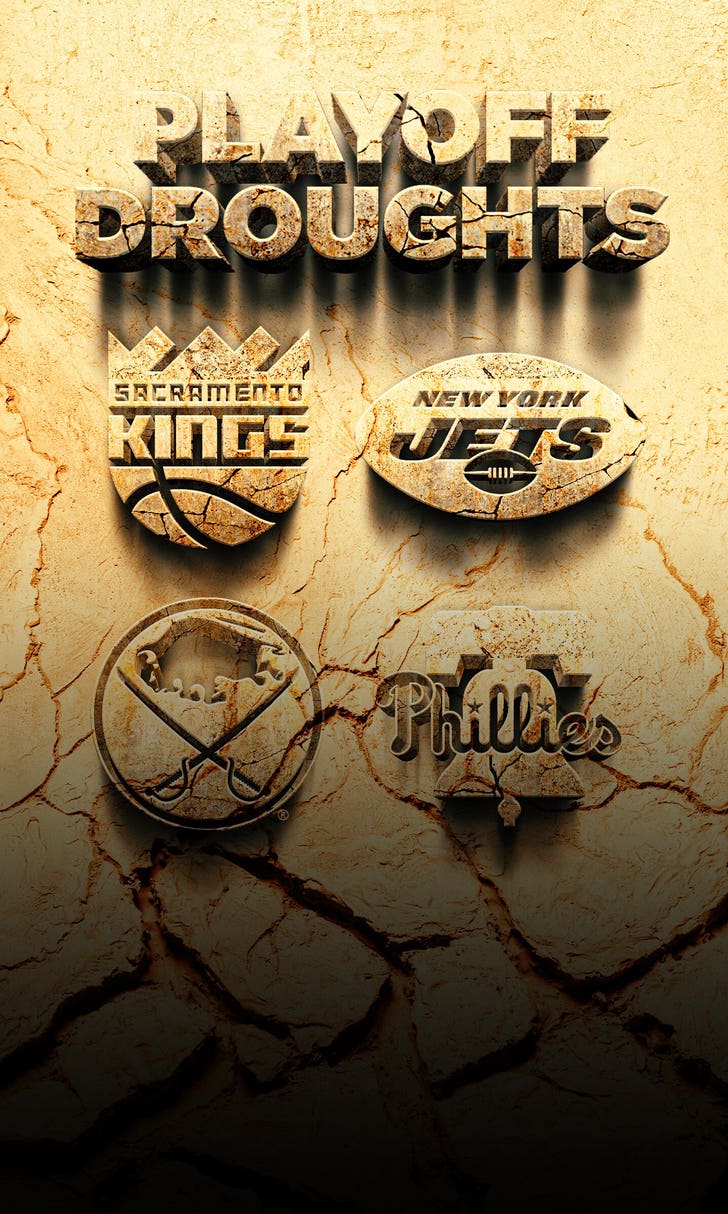 12 longest active playoff droughts in NFL, NBA, MLB, NHL