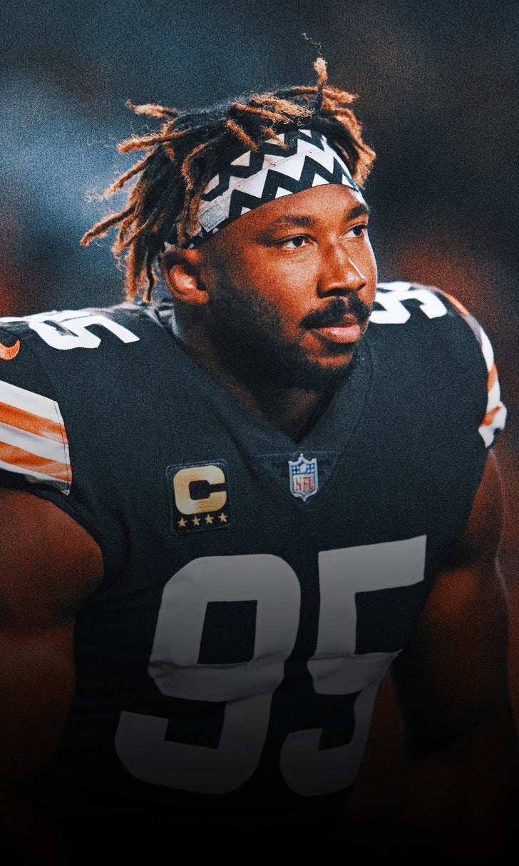 Myles Garrett back with Browns, cited for speeding following crash