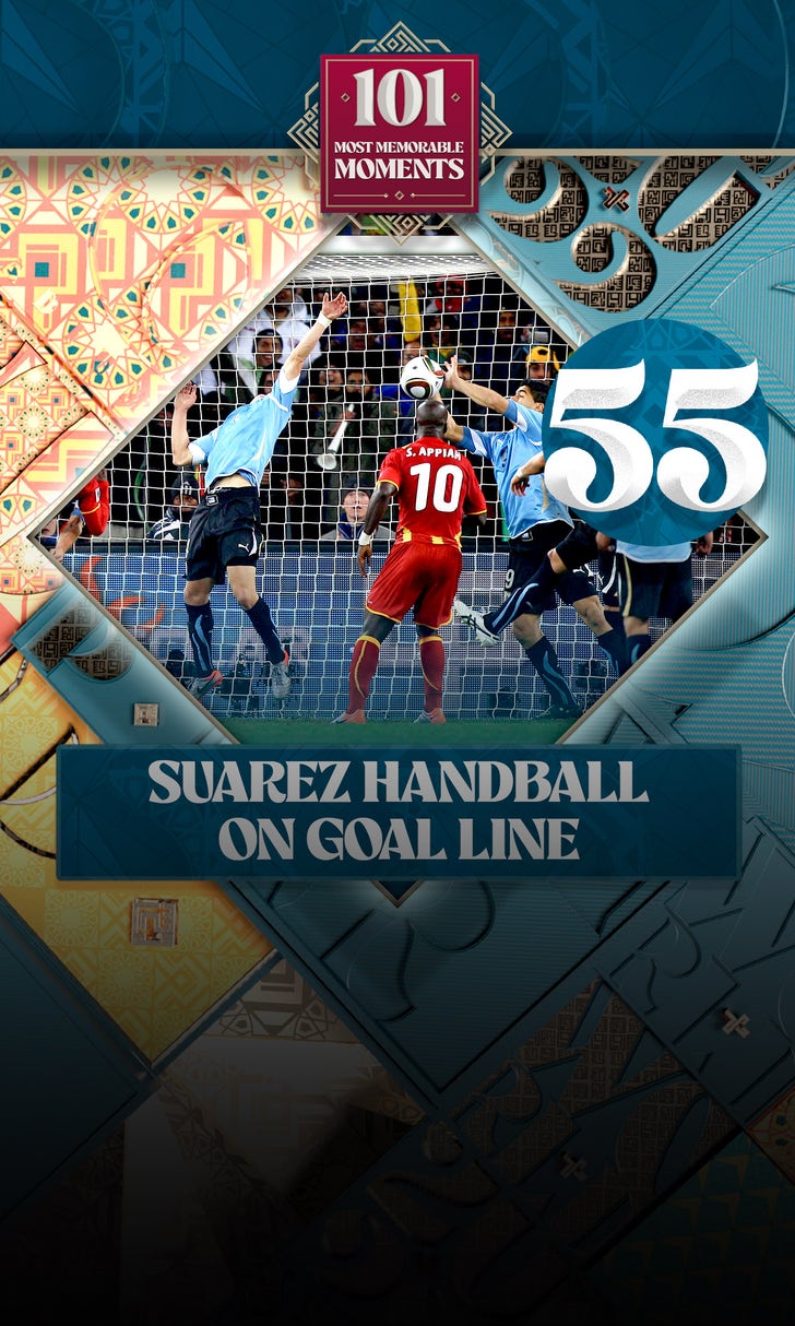 World Cup's 101 Most Memorable Moments: Luis Suárez robs Ghana of history
