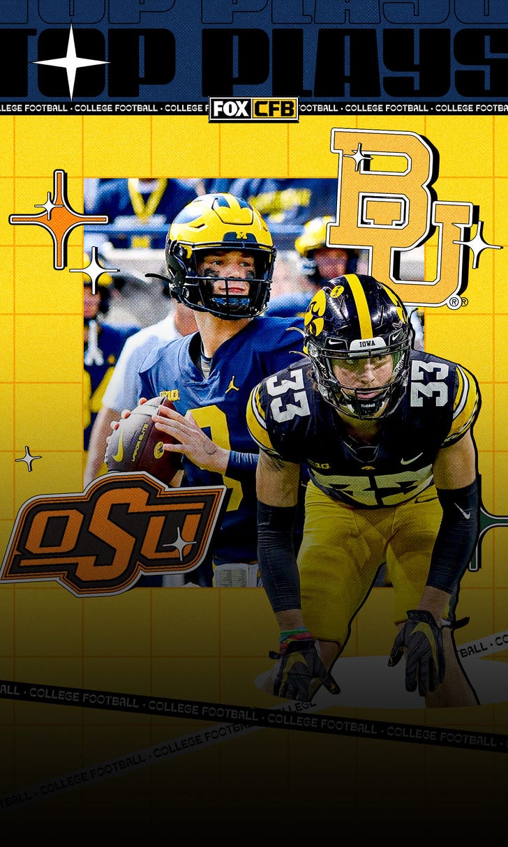 College football top plays: Michigan beats Iowa; OK State tops Baylor