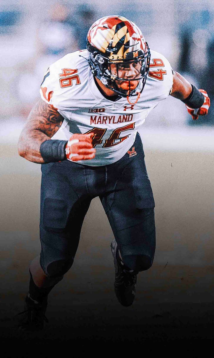 Maryland's Greg China-Rose: Former walk-on never quit on football dream