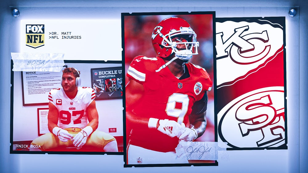 NFL's 5 healthiest, most injured teams; previewing Chiefs-49ers
