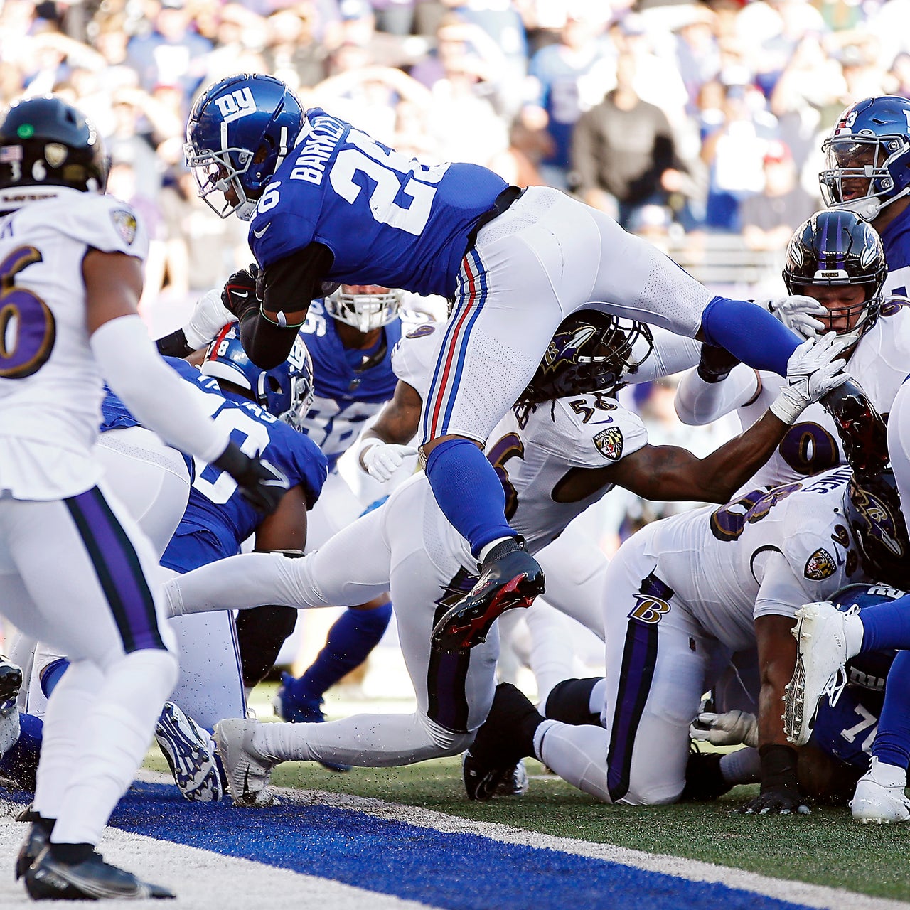 Giants defeat the Ravens to improve to 5-1!