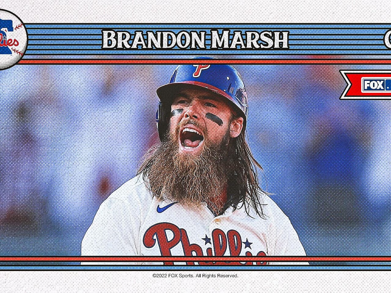 Why Brandon Marsh's hair always looks greasy during Phillies games