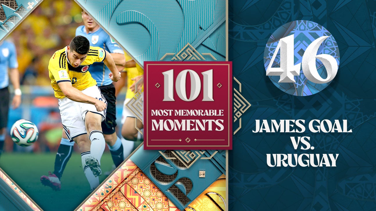 World Cup's 101 Most Memorable Moments: James Rodríguez's howler vs.  Uruguay | FOX Sports, image size:1294x728