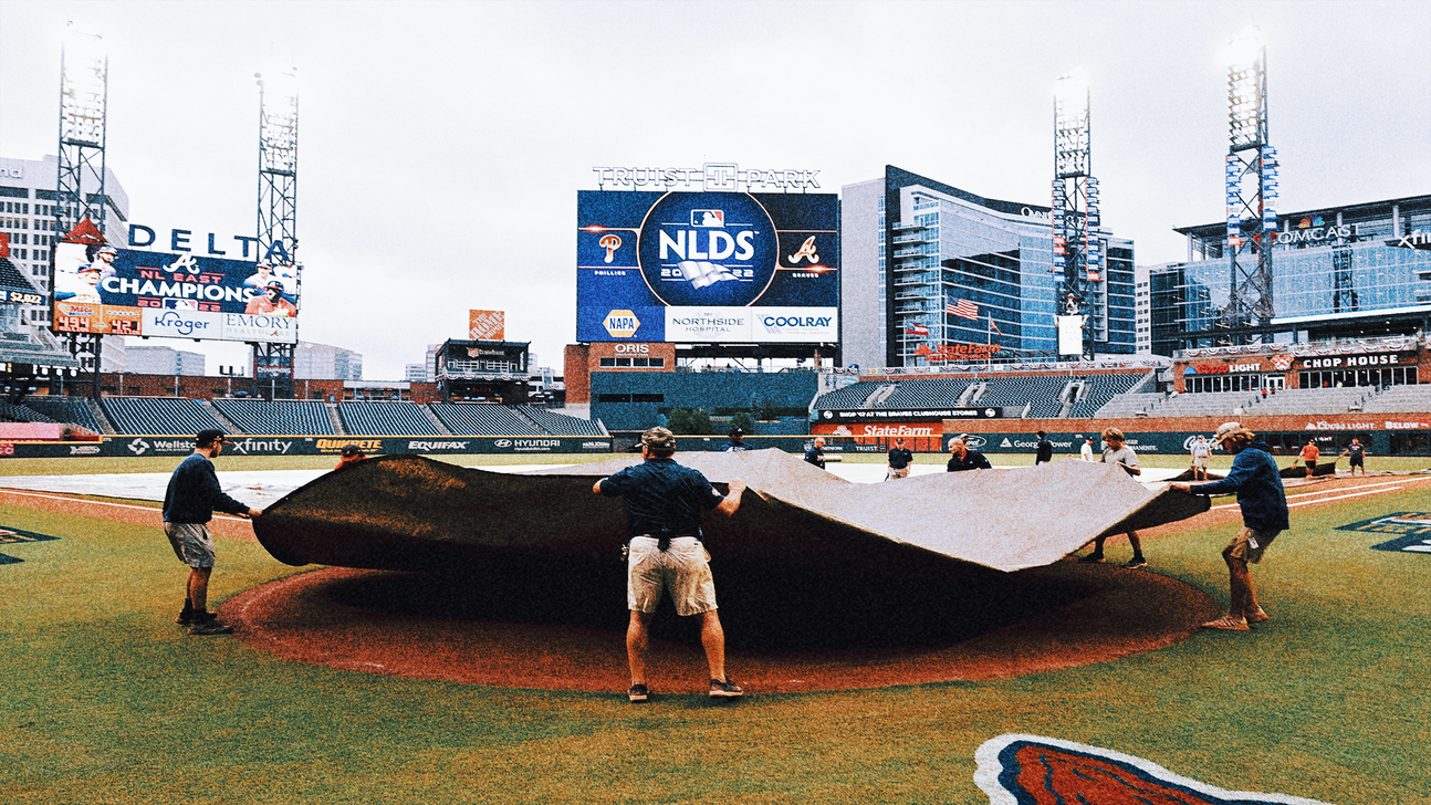 Phillies-Braves NLDS Game 2 delayed, still set for Wednesday