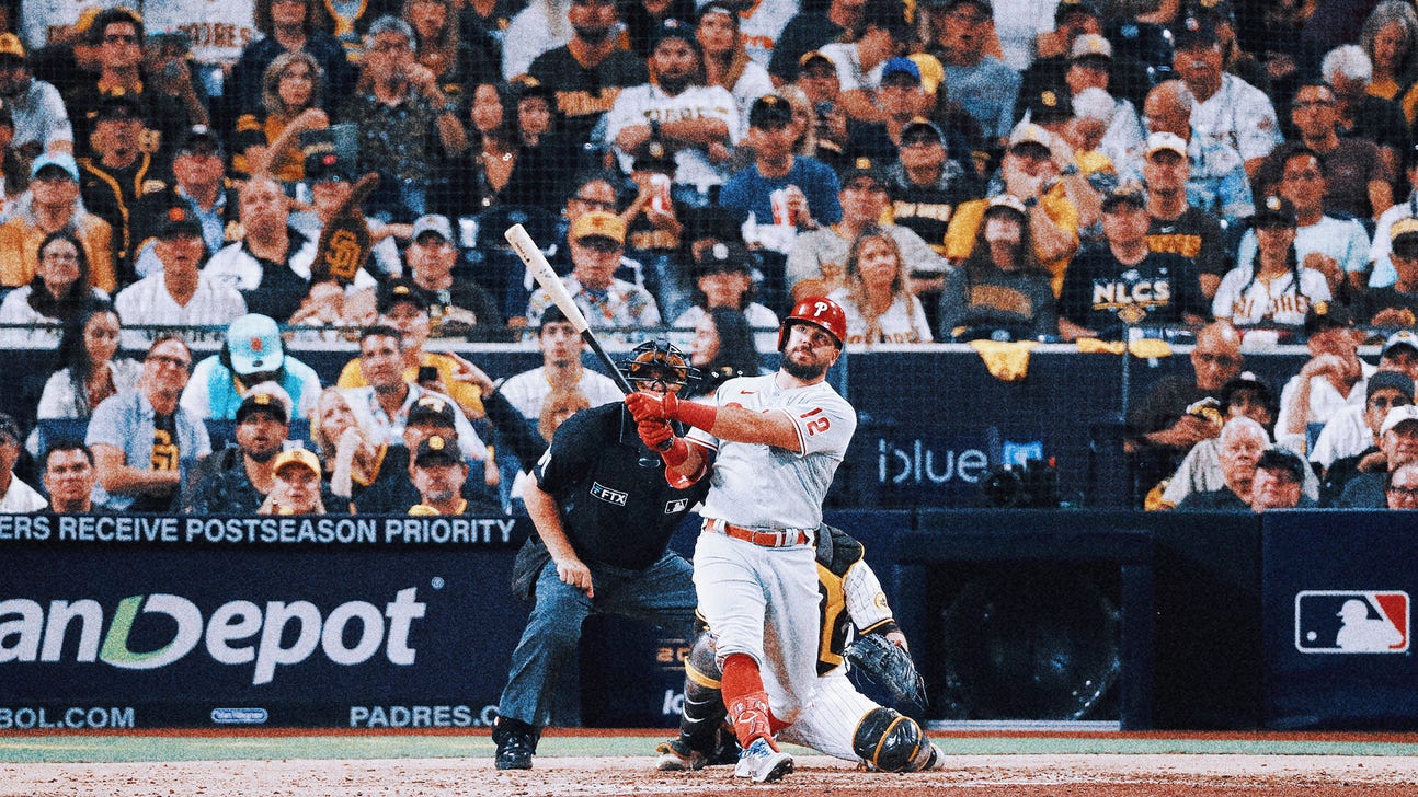 2022 MLB Playoffs: Kyle Schwarber ends postseason slump with Game 1 blast