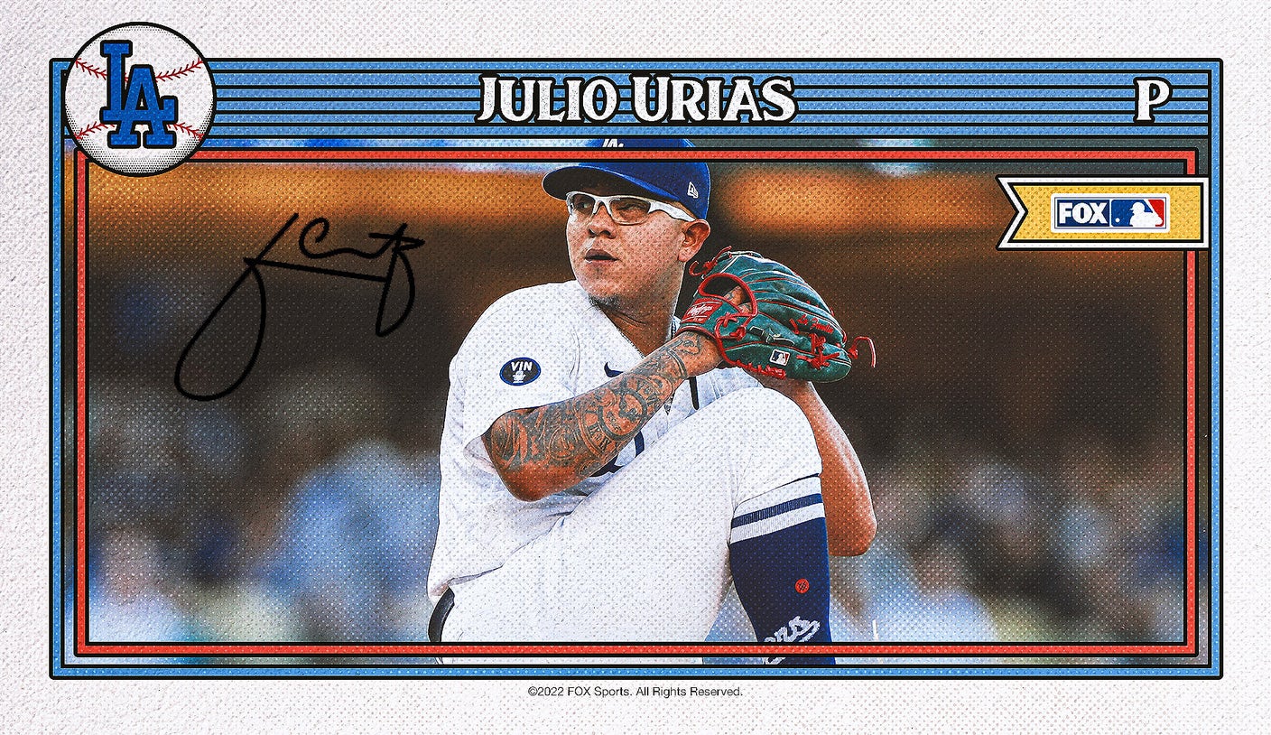 Austin Barnes & Julio Urias Los Angeles Dodgers Autographed