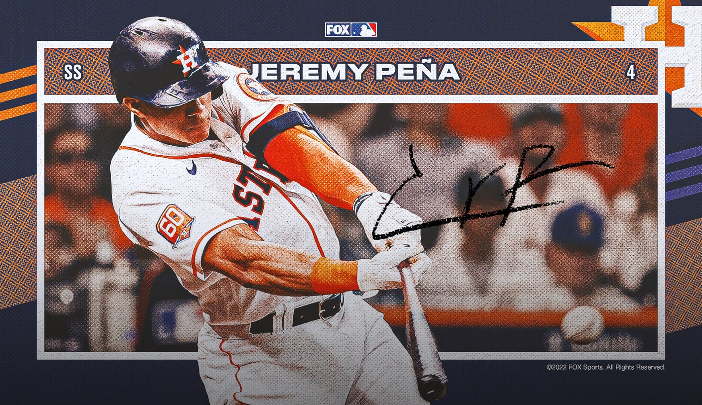 Jeremy Pena 2022 Game-Used Jersey. ALCS Game 4.