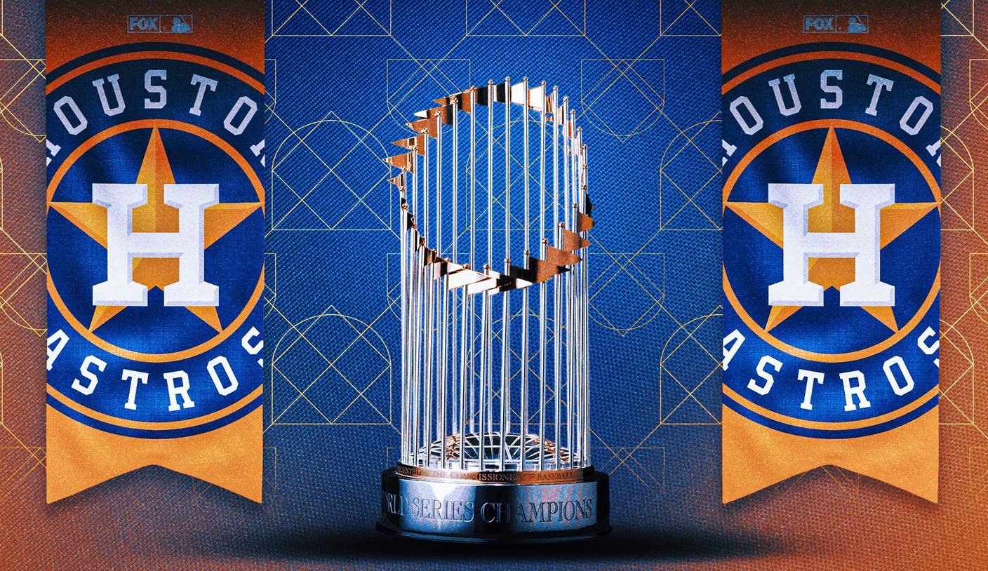 2022 World Series Baseball Championship Trophy Astros