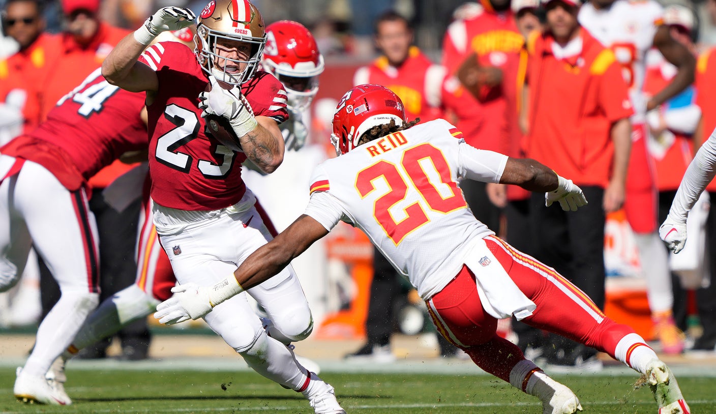 Christian McCaffrey solid in debut, but Chiefs gash 49ers’ defense