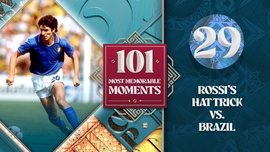 World Cup's 101 Most Memorable Moments: Paolo Rossi scores hat-trick vs. Brazil