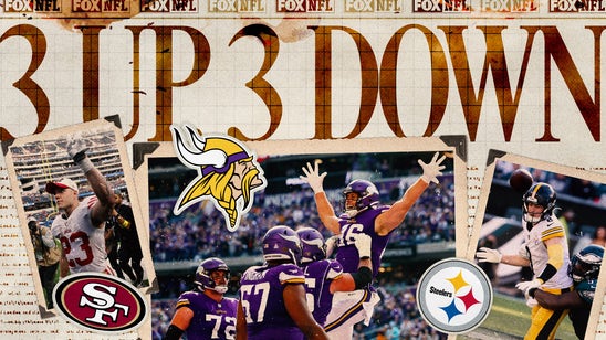 McCaffrey does it all; Vikings are legit; Steelers are a mess: 3 up, 3 down