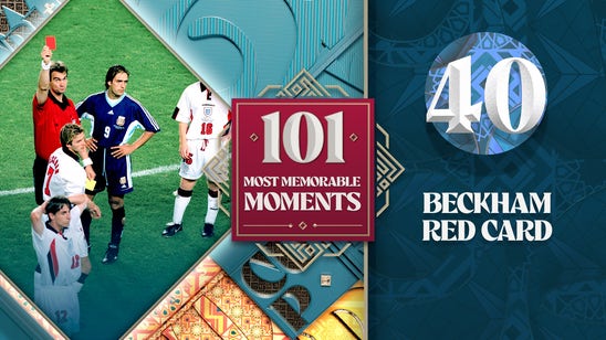 World Cup's 101 Most Memorable Moments: David Beckham sees red vs. Argentina