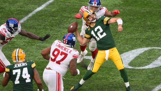 Packers lose in London; Rodgers: 'We're a little bit of a roller-coaster team'