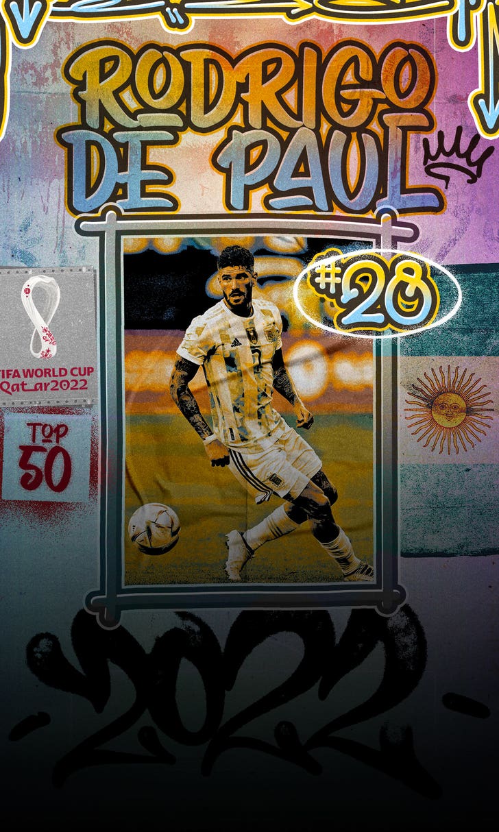 Top 50 players at World Cup 2022, No. 28: Rodrigo De Paul