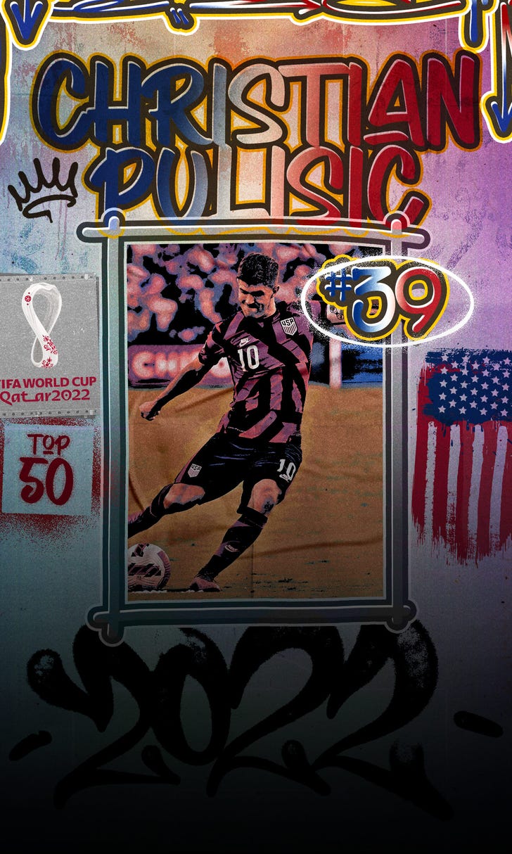 Top 50 players at 2022 World Cup, No. 39: Christian Pulisic