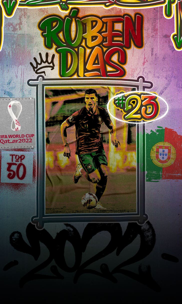 Top 50 players at World Cup 2022, No. 23: RĂºben Dias