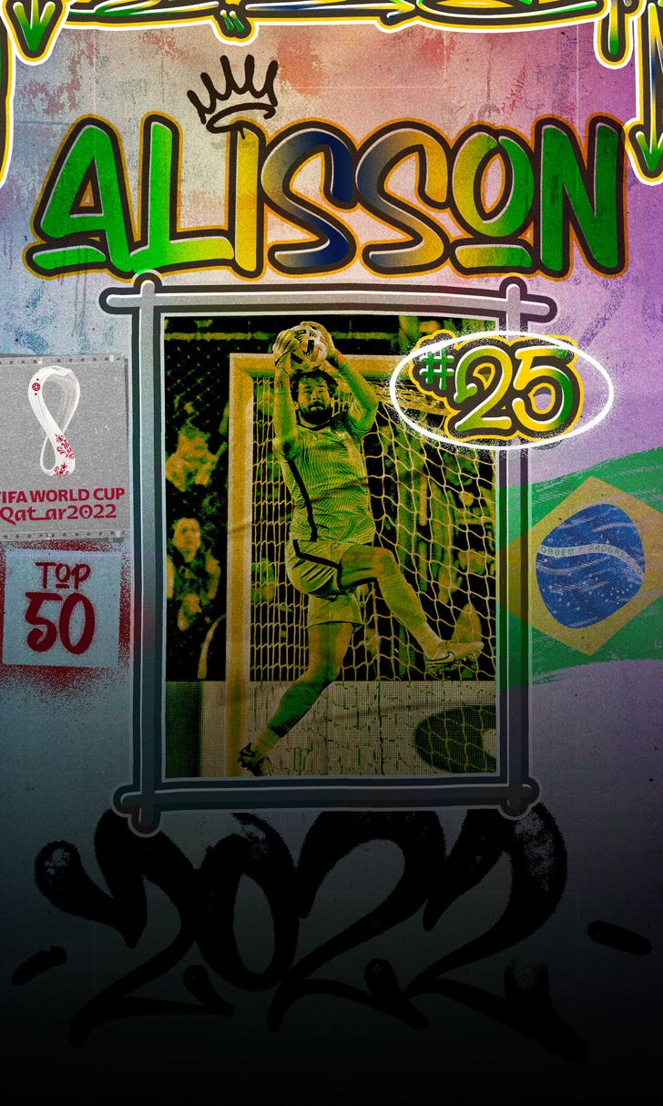 Top 50 players at World Cup 2022, No. 25: Alisson
