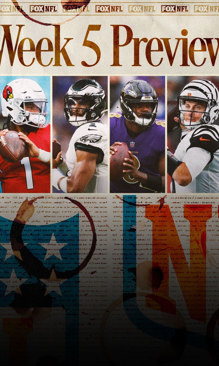 NFL Week 5 preview: Schedule, analysis, matchups and picks for every game