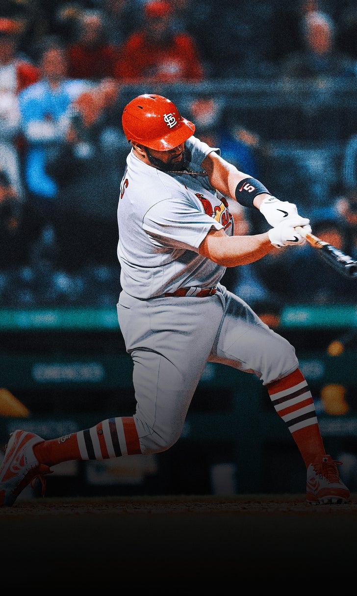 Pujols hits 703rd home run, passes Babe Ruth for 2nd in RBIs