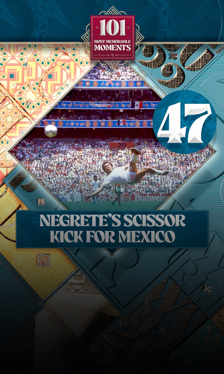 World Cup's 101 Most Memorable Moments: Negrete's sensational scissor kick