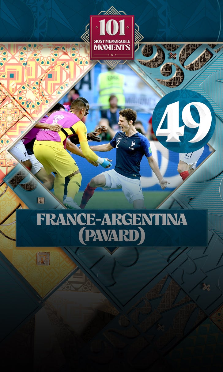 World Cup's 101 Most Memorable Moments: Benjamin Pavard volleys from distance