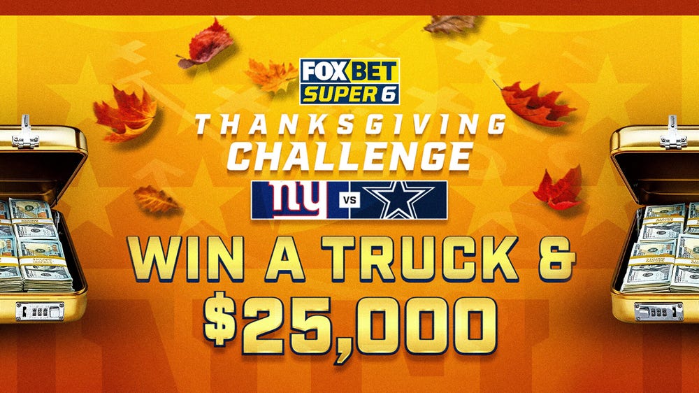 FOX Bet Super 6: Chance to win a truck and $25,000 on Giants-Cowboys