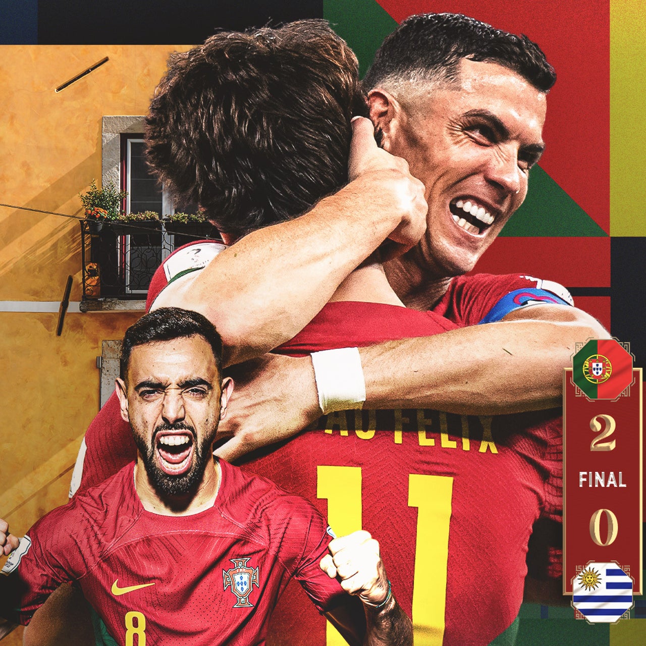 World Cup 2022 highlights Fernandes, Portugal defeat Uruguay, 2-0 FOX Sports