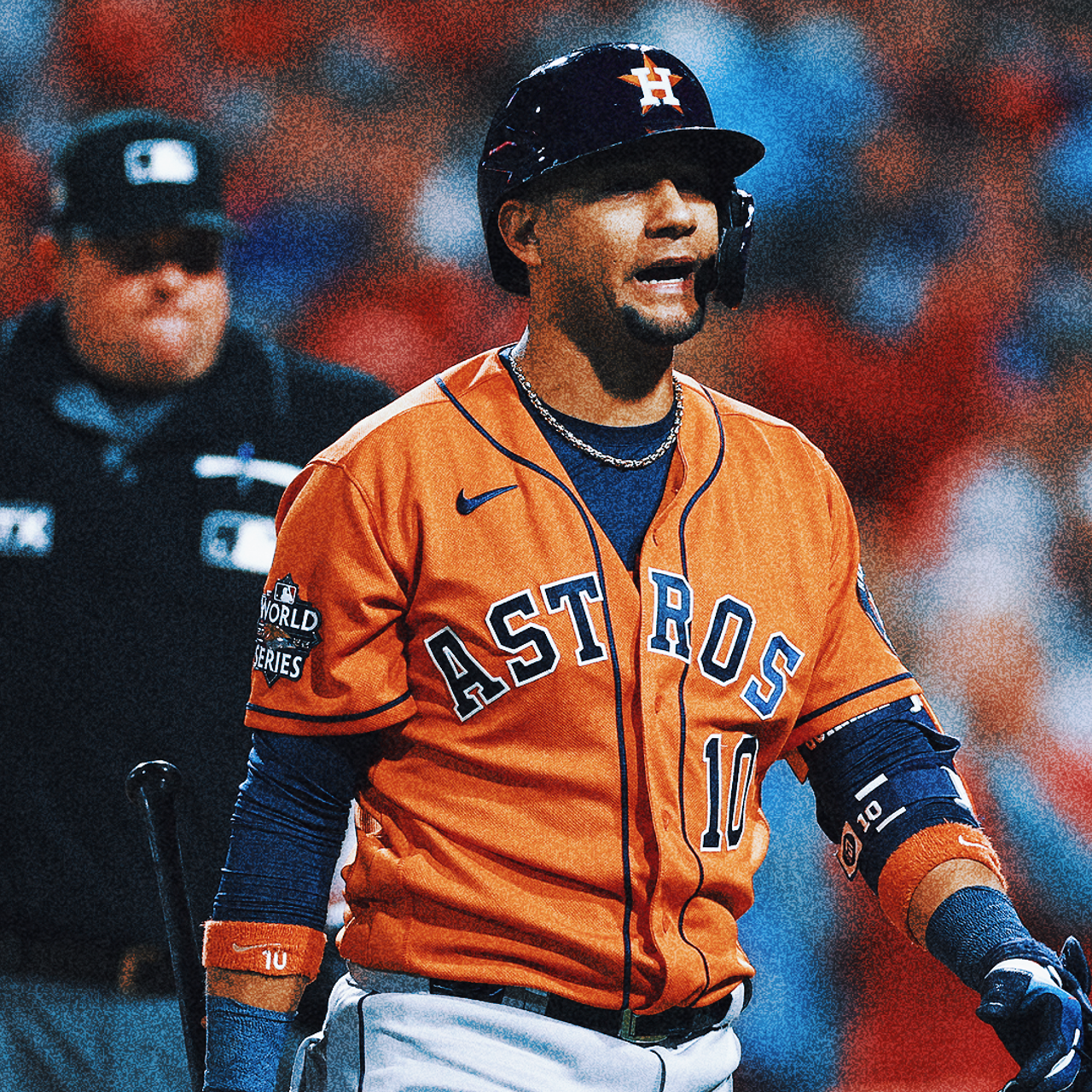Astros 1B Yuli Gurriel out for remainder of World Series with knee injury