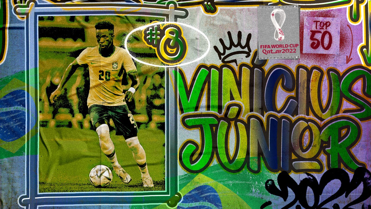 Stu Holden's top 50 players at World Cup 2022, No. 8: Vinicius Junior