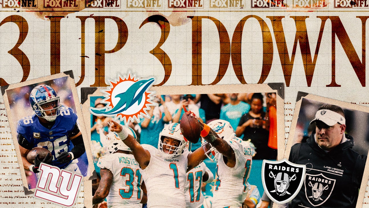 Dolphins' climb continues; Josh McDaniels feeling the heat: 3 up, 3 down