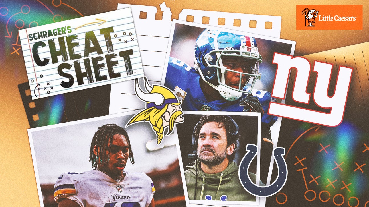 Justin Jefferson's ascension; Colts' new era: Peter Schrager's Cheat Sheet