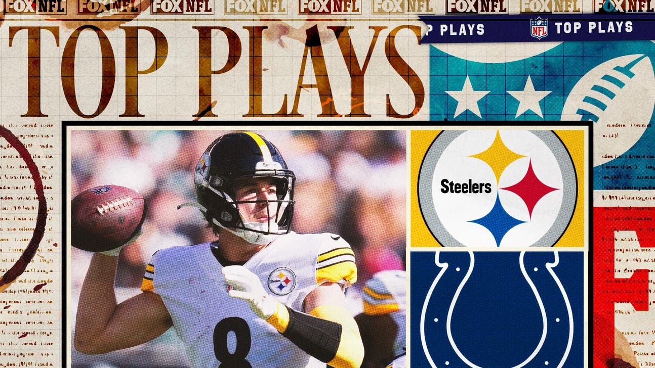 NFL Week 12 top plays: Steelers top Colts on Monday Night Football