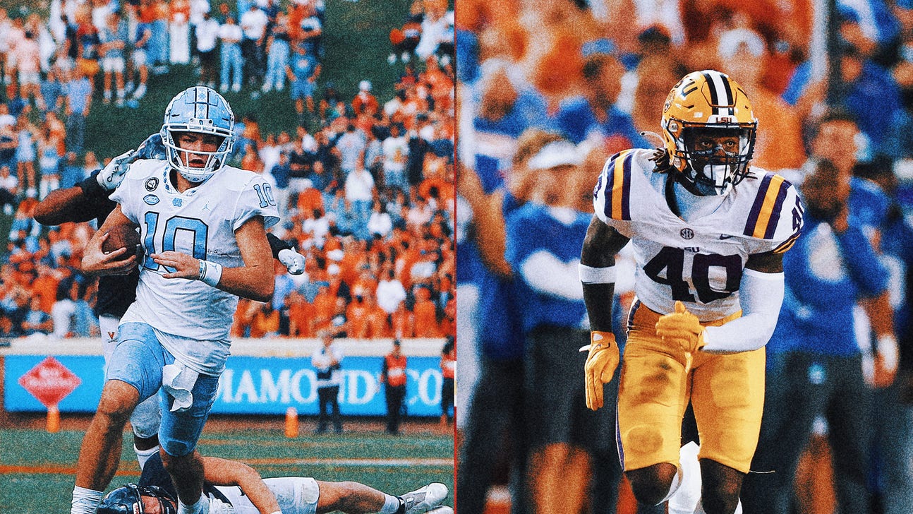 Drake Maye, Harold Perkins leading college football's top freshmen