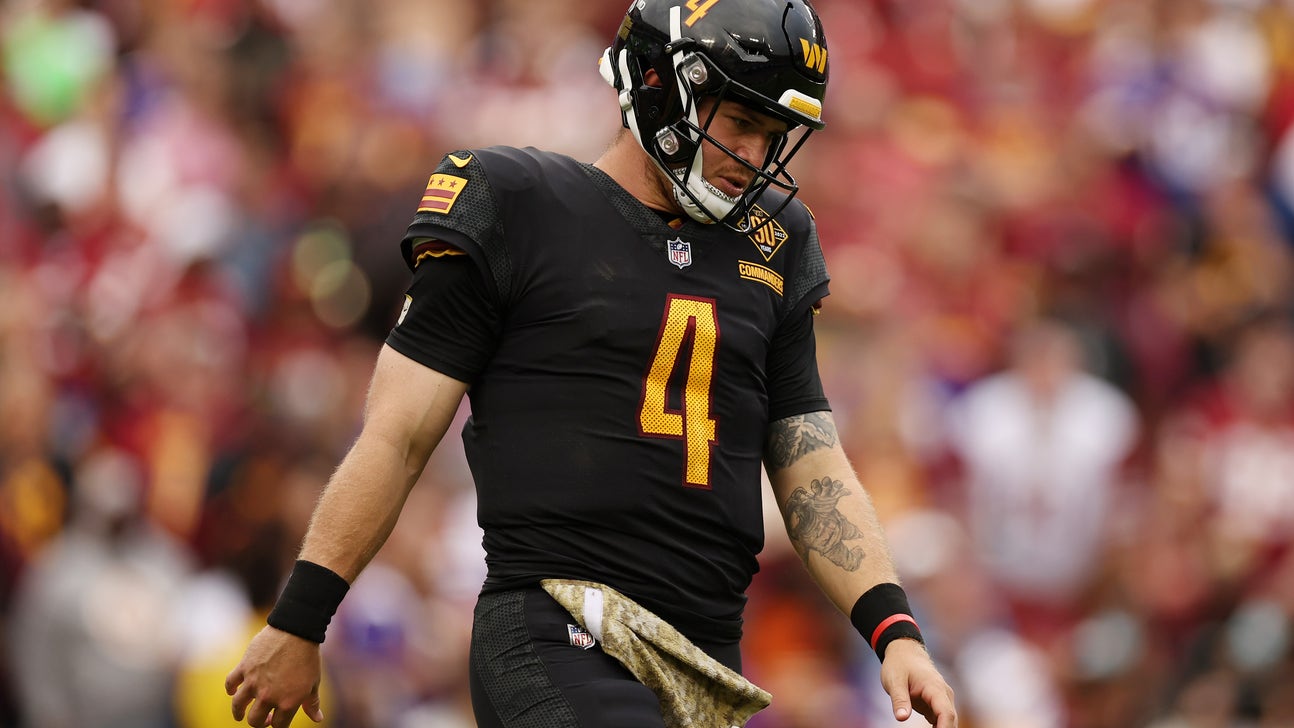 'A roller coaster ride': Taylor Heinicke's struggles sum up Commanders' loss