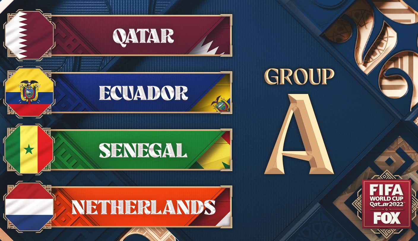 Wereldbeker 2022 Ploeggidsen, Groep A: Ecuador, Nederland, Qatar, Senegal