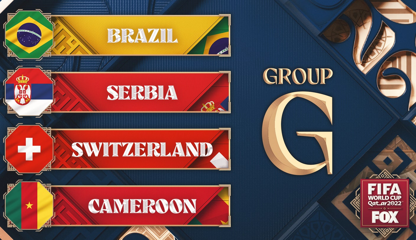 World Cup 2022 Group G: Brazil, Serbia, Switzerland together again