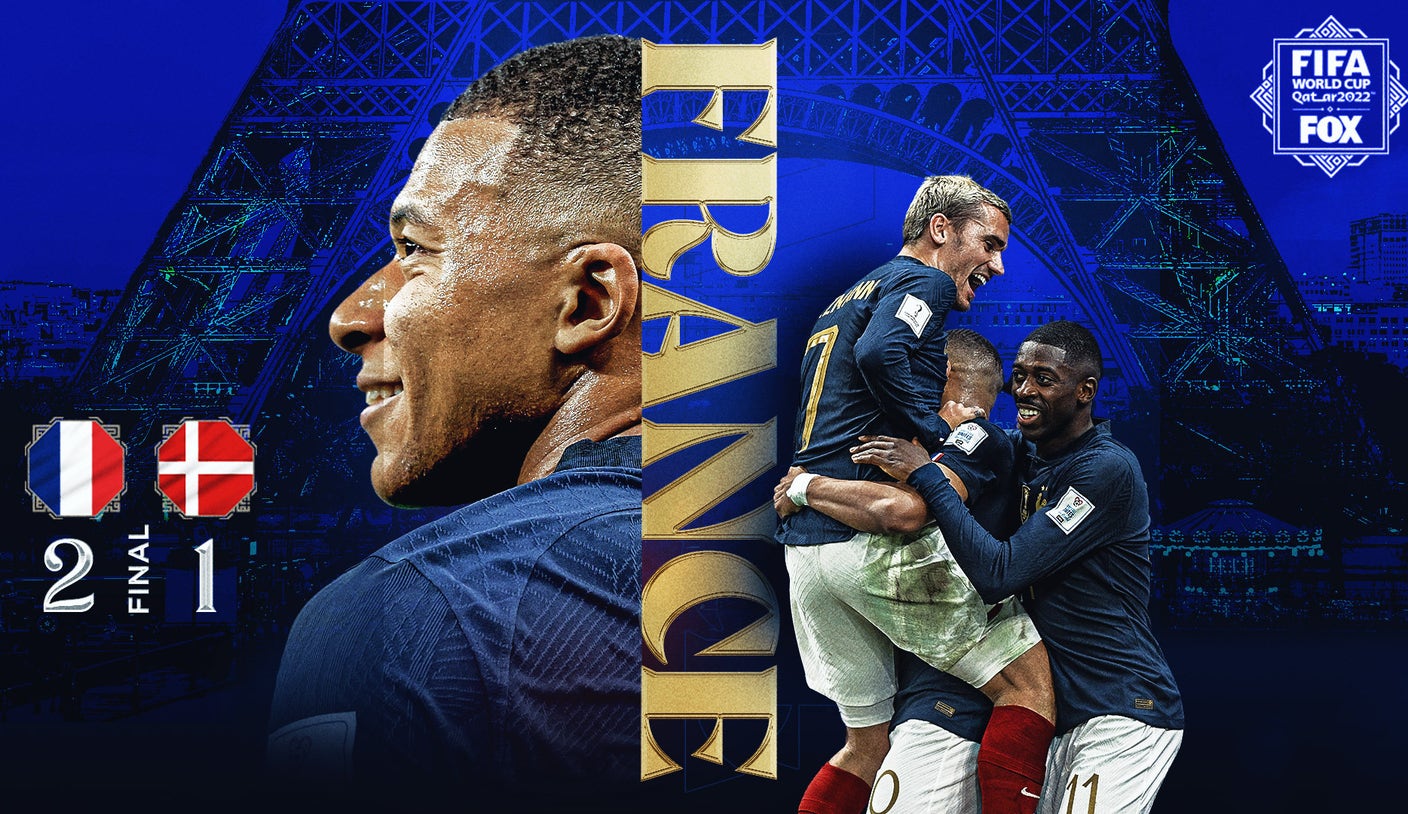 World Cup 2022 highlights Mbappe lifts France 2-1 over Denmark FOX Sports