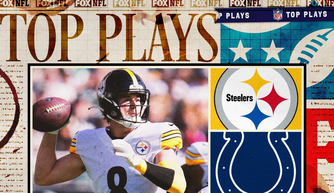 NFL Week 12 top plays: Steelers top Colts on Monday Night Football