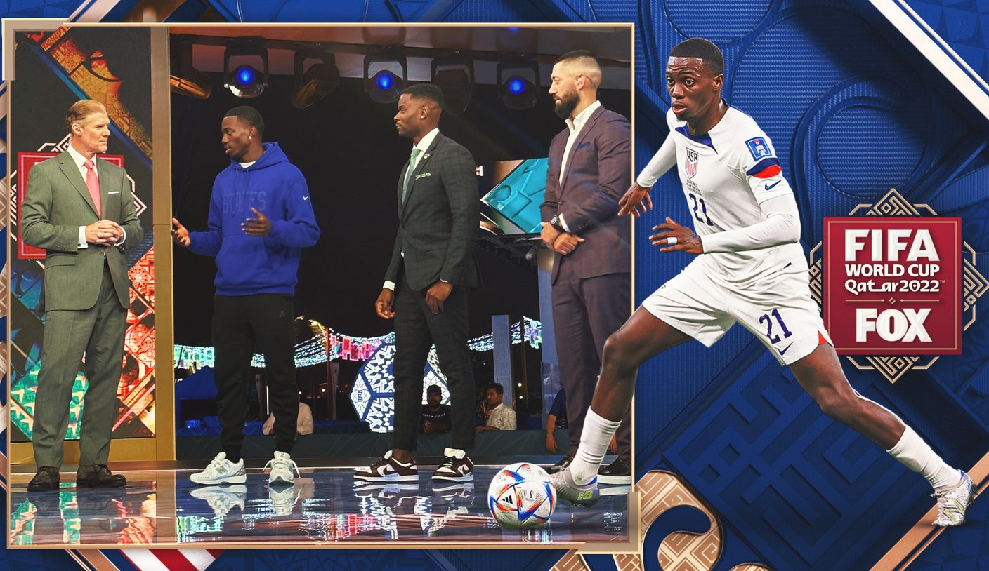 USAs Tim Weah talks World Cup goal, beating Iran Moment of my life FOX Sports