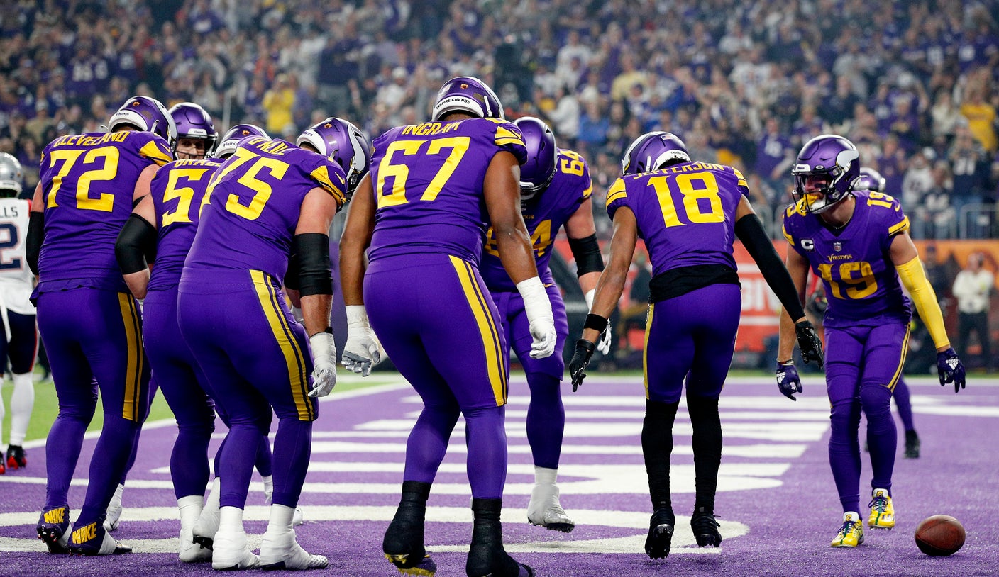 Vikings now 9-2 after offense carries them to another one-score win