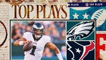 NEXT Trending Image: NFL Week 9 top plays: Eagles handle Texans on Thursday Night Football
