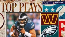 NEXT Trending Image: NFL Week 10 top plays: Commanders clip Eagles on MNF